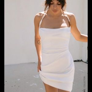 Zara Stretch Linen Blend Dress